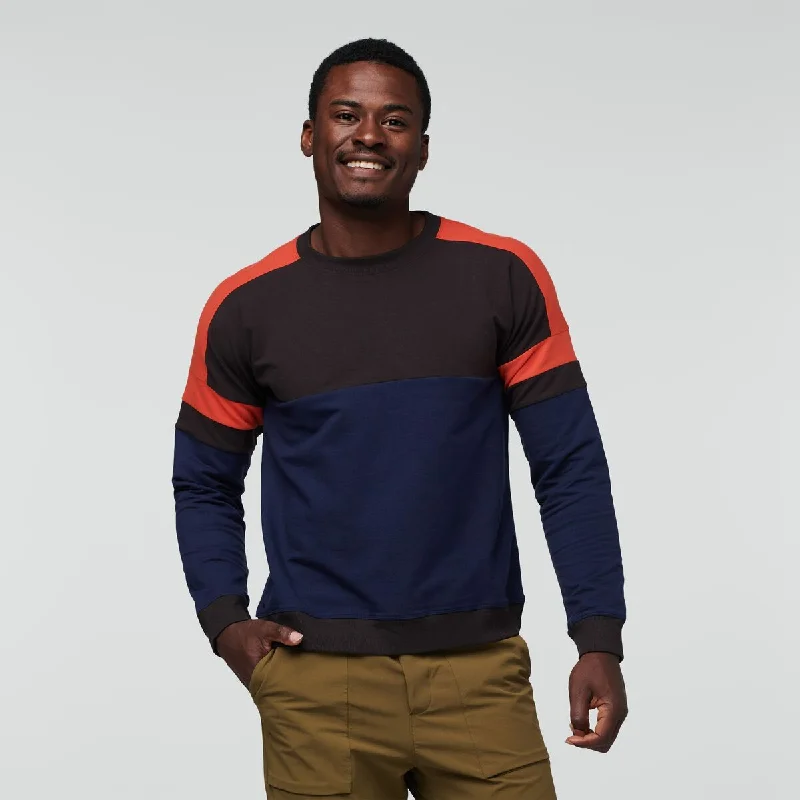 Men's Cable - Knit Turtleneck Merino Wool Sweater in Charcoal for a Winter Business LookMen's Bandera Sweatshirt