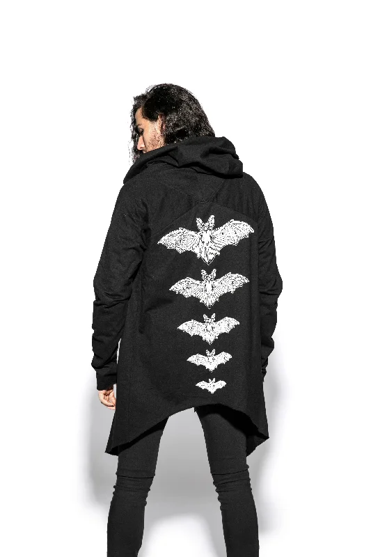 Men's Sequined Trimmed Sweater in Gold for a Glamorous New Year's PartyRelease The Bats Double Hooded Cloak