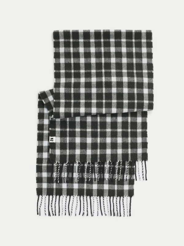 Men's snow jacket for ski racingThe Plaid Scarf in Rosin