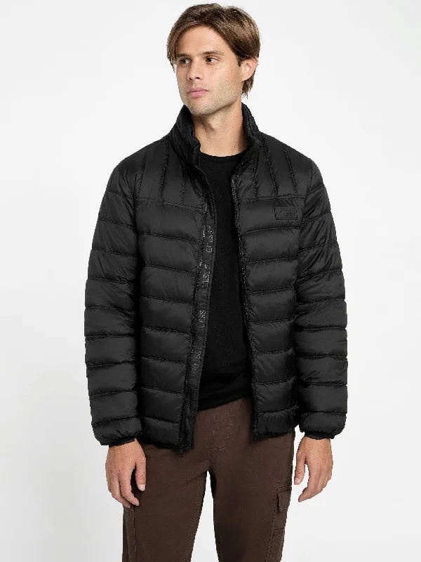 Stylish men coats with a double - breasted design for a formal lookAaron Padded Nylon Jacket