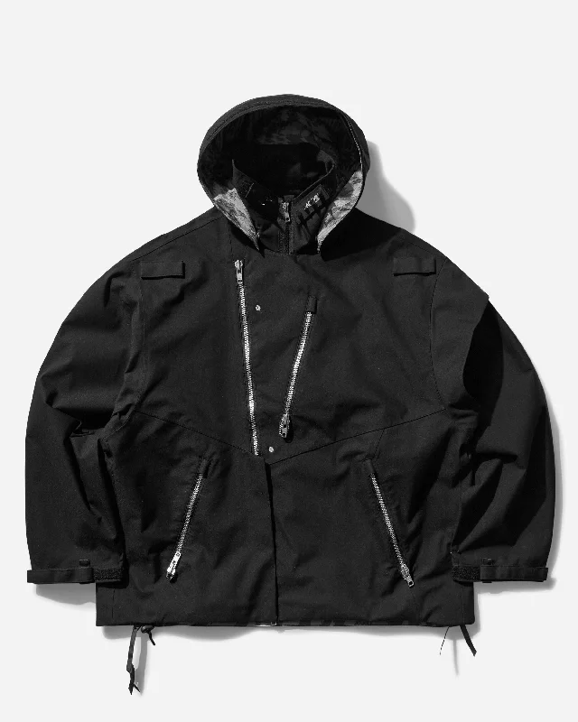 Men coats made from recycled materials for an eco - friendly choiceMen's 3L Rider Jacket Black