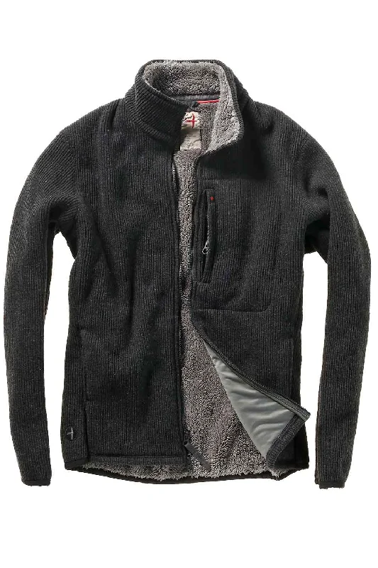 BASECAMP RIB-PILE JACKET Dark Charcoal Heather