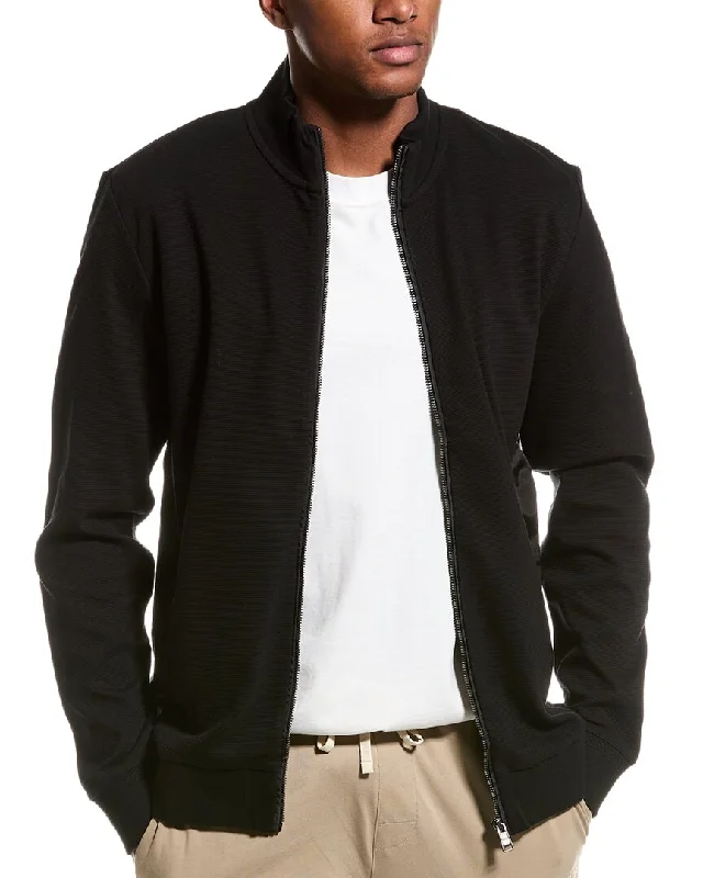 Lightweight men coats made of breathable fabric for spring and autumnBOSS Hugo Boss Shepherd Track Jacket