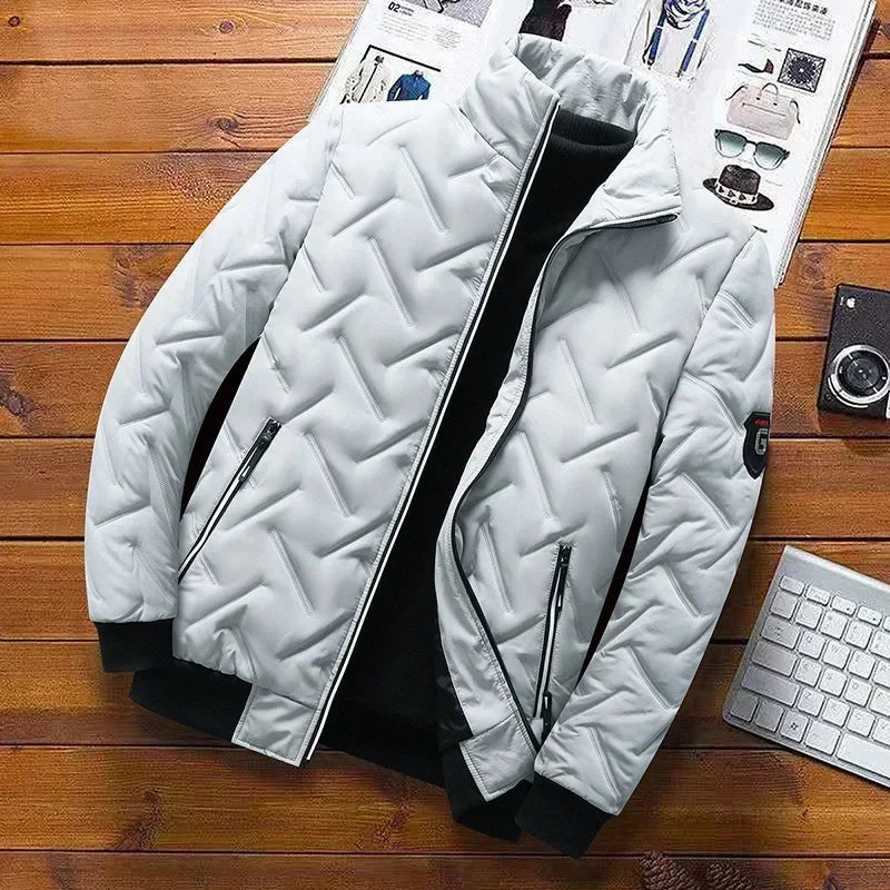 Men's plus - size snow jacket for a comfortable fitCasual Autumn Winter Jacket Men Bomber Jacket Thicken Men Men's plus - size snow jacket for a comfortable fitCasual Autumn Winter Jacket Men Bomber Jacket Thicken Men