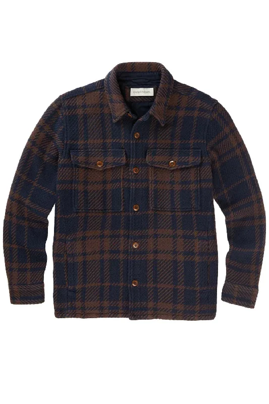 CLOUD WEAVE LINED JACKET Indigo Griffith Plaid