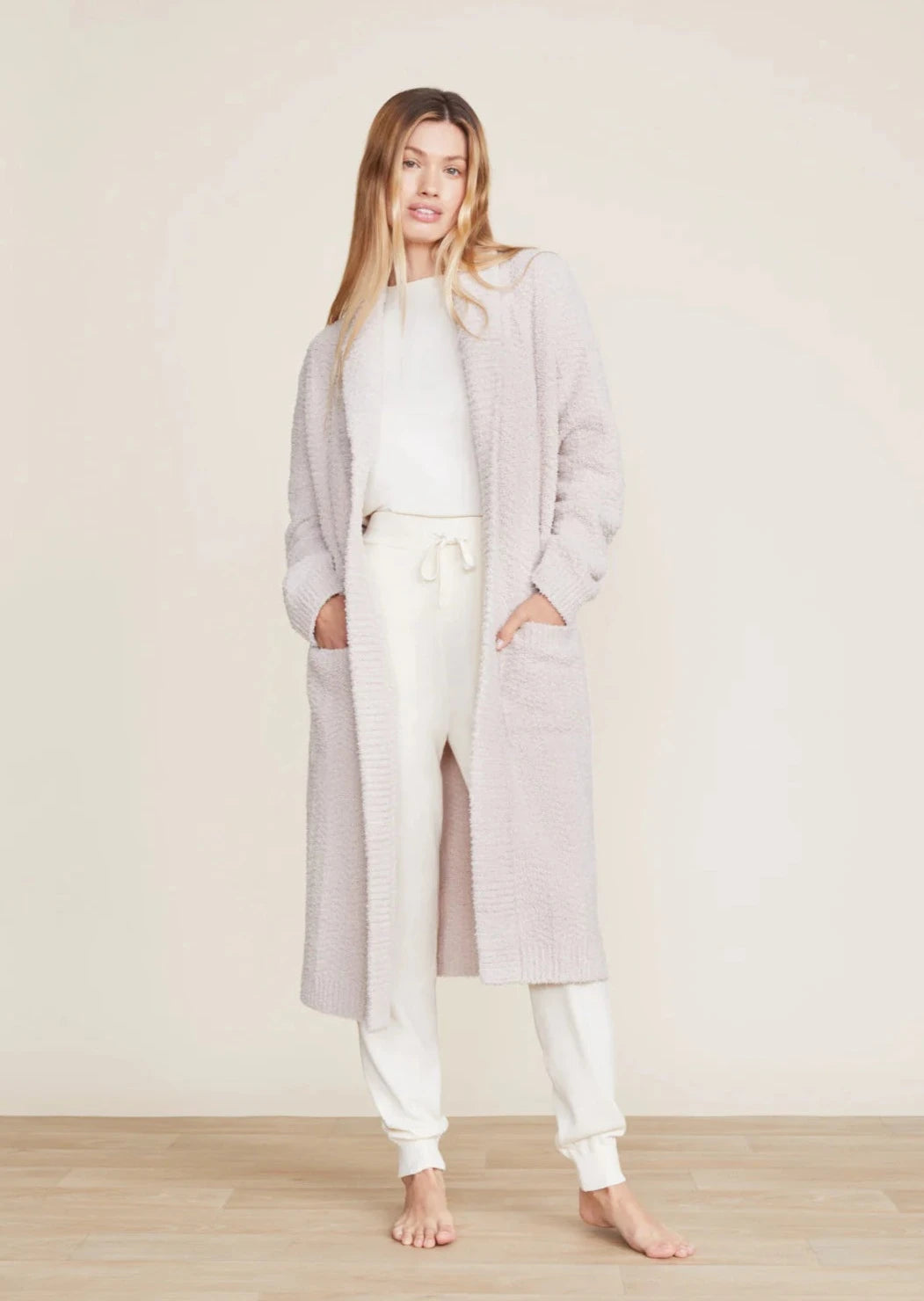 Long - line men coats reaching below the knee for maximum coverageCozyChic Chenille Long Cardigan