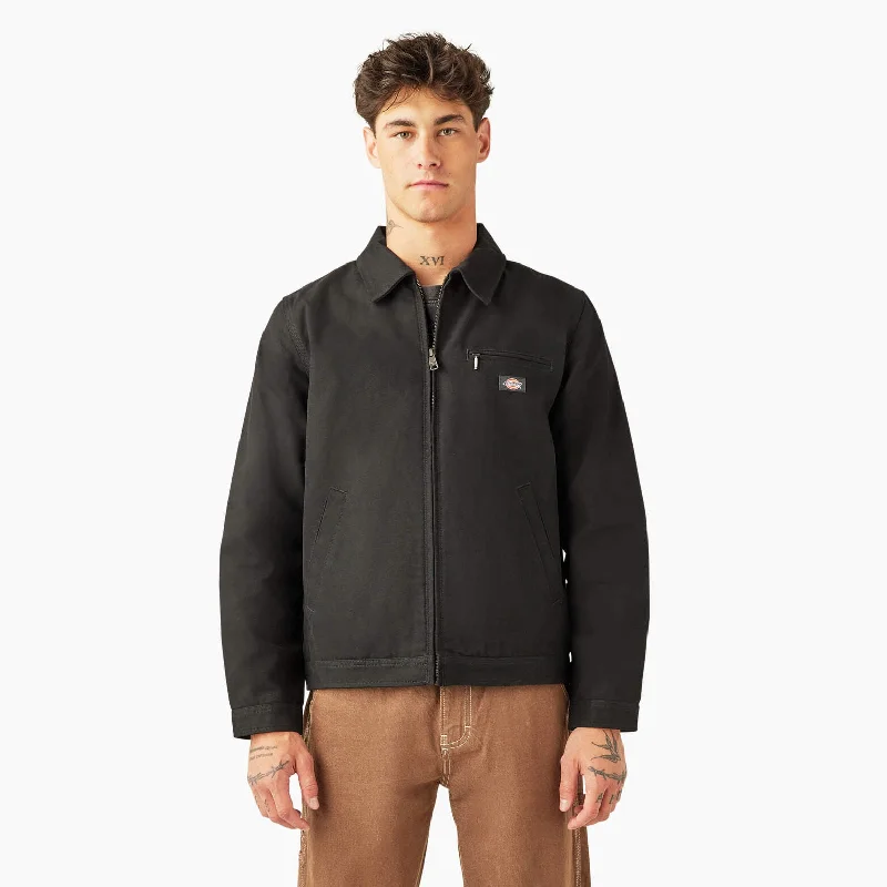 Men coats with a soft fleece interior for extra warmth and comfortDickies Duck Canvas Jacket