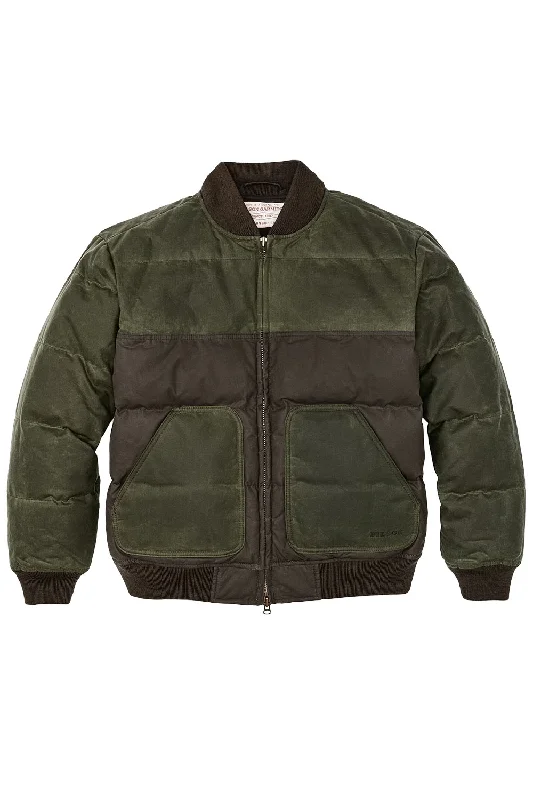 DOWN BOMBER JACKET Otter Green