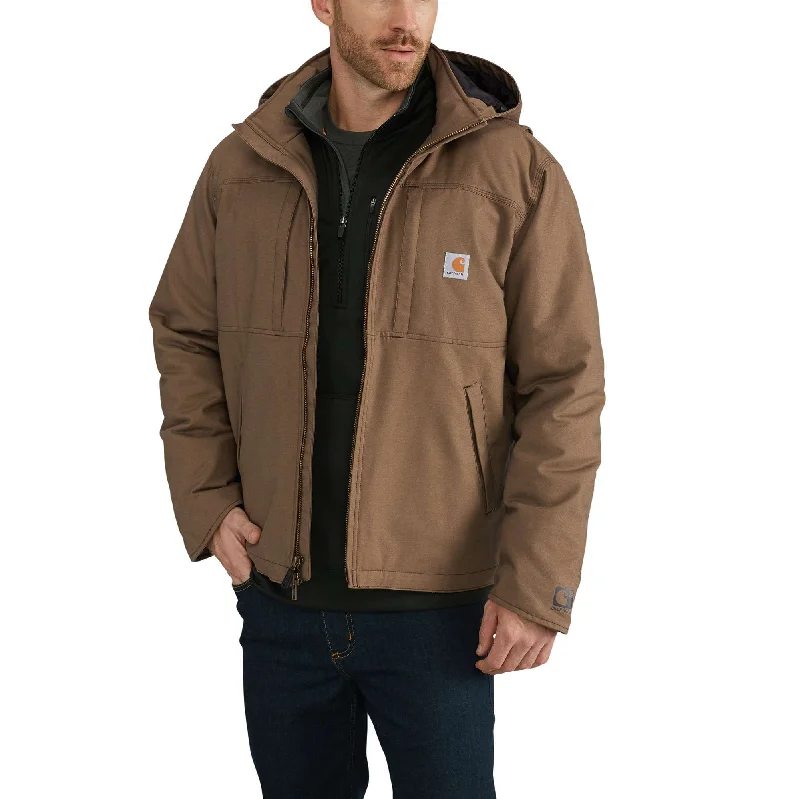 Men coats with a water - resistant finish for light rain and splashesFull Swing® Loose Fit Quick Duck Insulated Jacket - 3 Warmest Rating