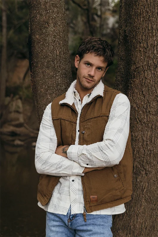 High Country Mens Vest - Tawny Brown