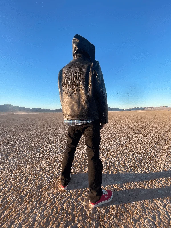 Men leather safari jackets with a breathable cotton - blend exterior for outdoor adventuresJerome Baker Design Unisex Hoodie Men leather safari jackets with a breathable cotton - blend exterior for outdoor adventuresJerome Baker Design Unisex Hoodie