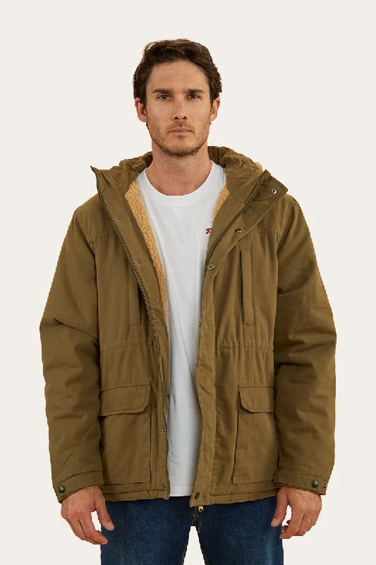 Judd Mens Jacket - Military Green