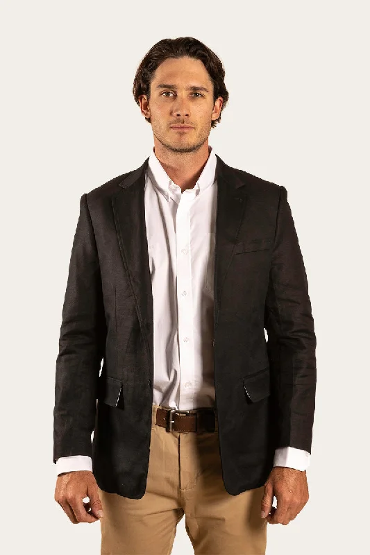 Tailored men vest to pair with a three - piece suitLawson Mens Blazer - Black