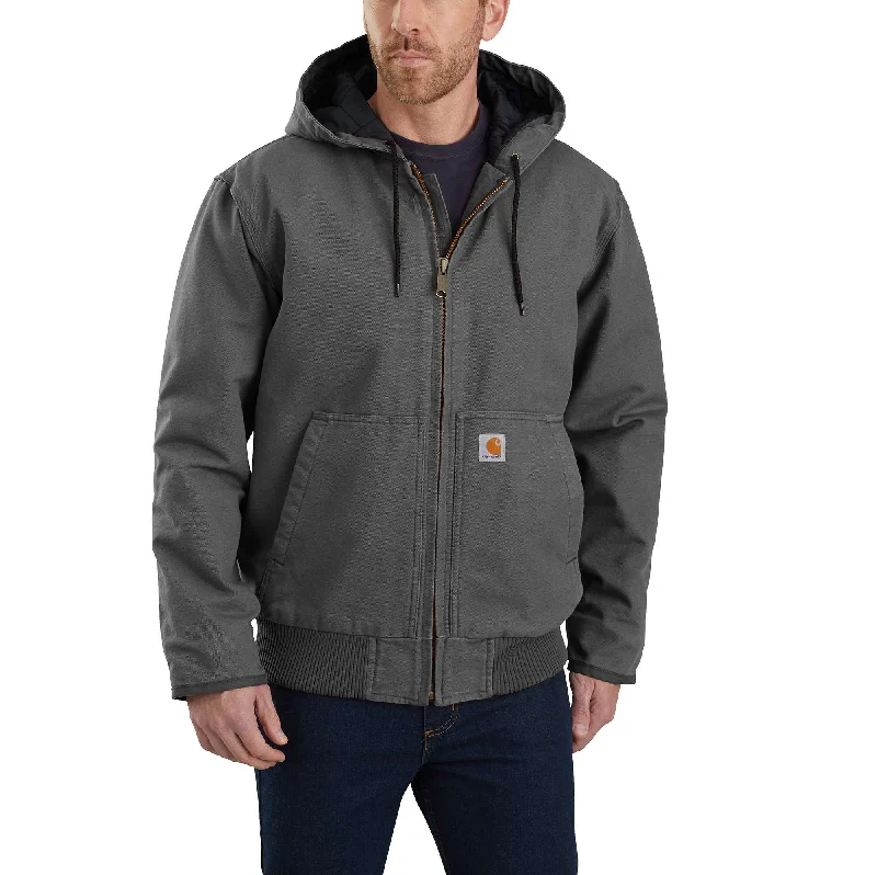 Loose Fit Washed Duck Insulated Active Jac