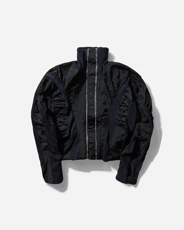 Men coats with a zip - out lining for easy cleaning and versatilityMen's Alchemist Bomber Jacket Black