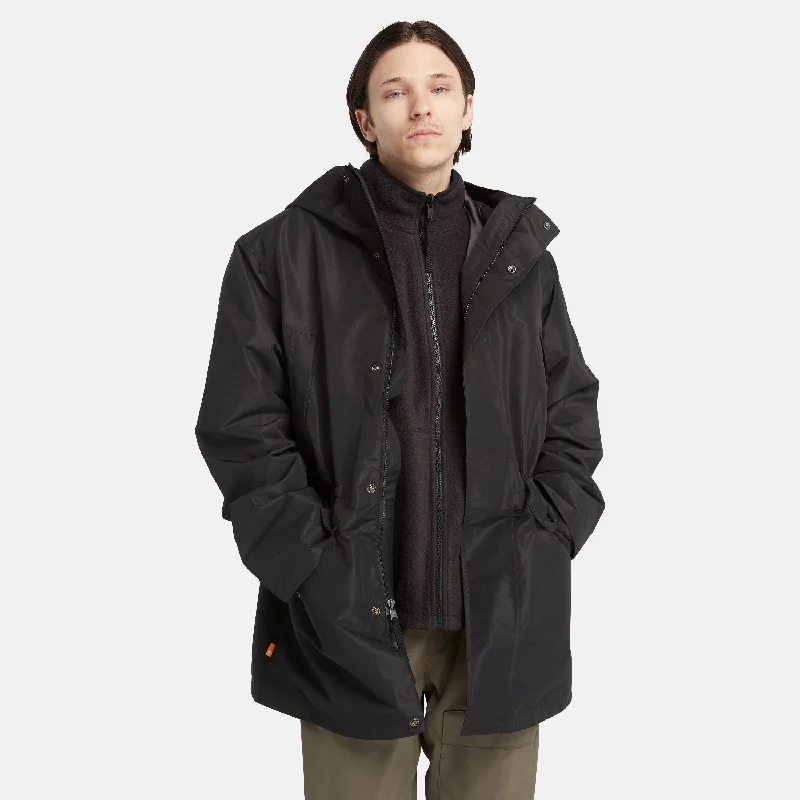 Men's 3-in-1 Water Resistant Fleece Parka