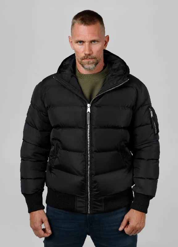 Men's snow jacket with a custom - made designMen's winter hooded jacket Gopher