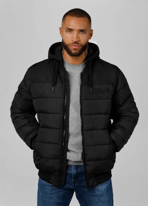 Men's snow jacket for resort skiingMen's winter hooded jacket Hidden