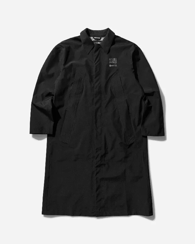 Men coats with a soft fleece interior for extra warmth and comfortMen's Salomon GORE-TEX Trench Coat Black Men coats with a soft fleece interior for extra warmth and comfortMen's Salomon GORE-TEX Trench Coat Black