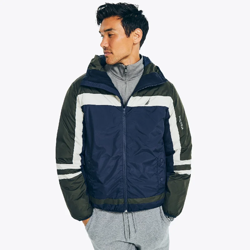 Men coats with multiple inner pockets for convenient storage of essentialsNautica Mens Sustainably Crafted Lightweight Tempasphere Jacket Men coats with multiple inner pockets for convenient storage of essentialsNautica Mens Sustainably Crafted Lightweight Tempasphere Jacket