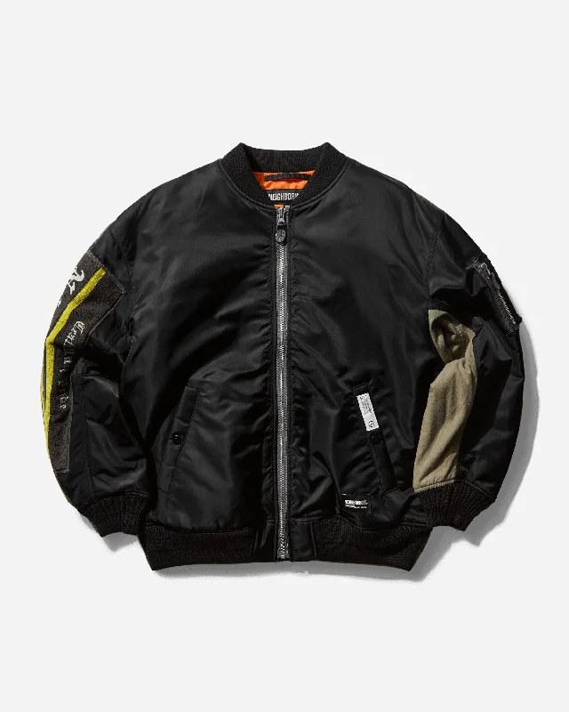 Men's MA-1 Flight Jacket MOD Black