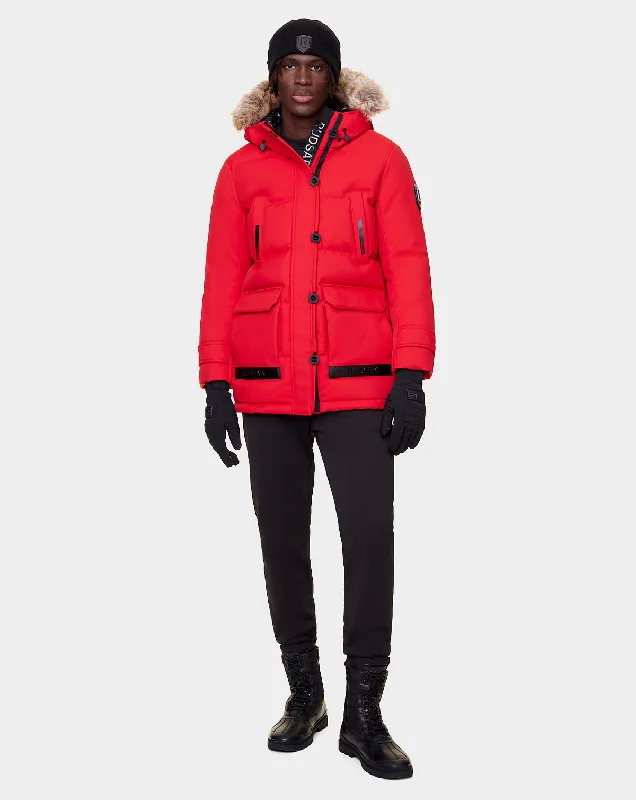 Men coats with multiple inner pockets for convenient storage of essentialsNorth