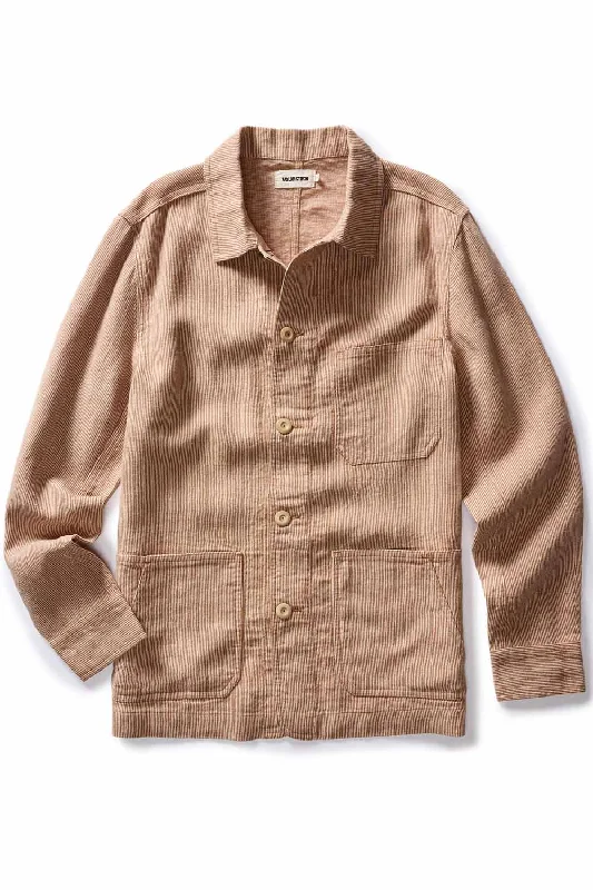 OJAI JACKET Chili Stripe Linen