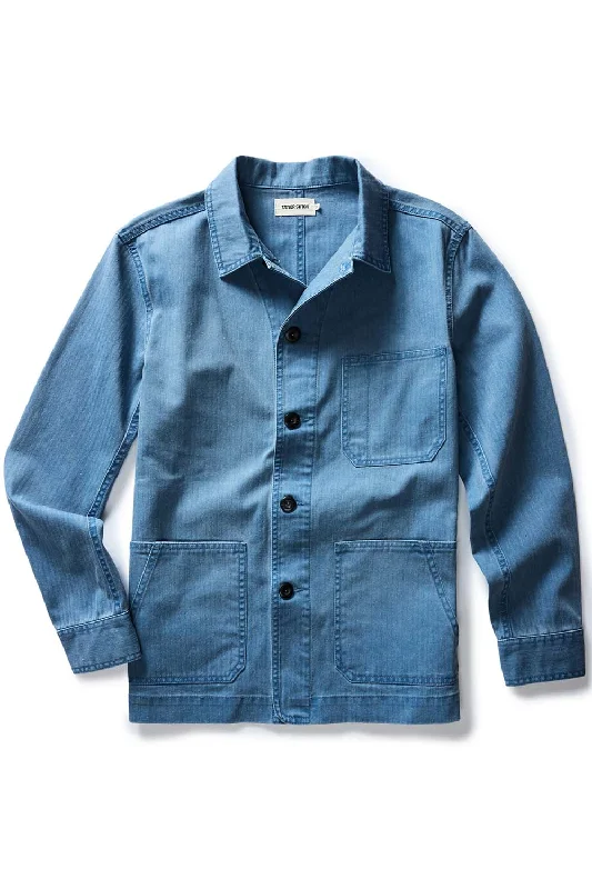 OJAI JACKET French Blue Herringbone