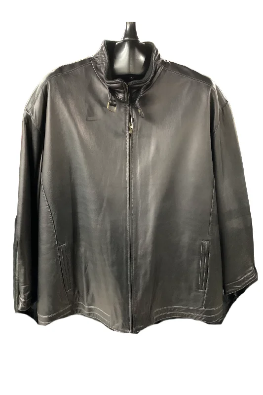 Men leather windbreakers with a lightweight leather construction for a breezy feelOversized Apex Leather Men leather windbreakers with a lightweight leather construction for a breezy feelOversized Apex Leather