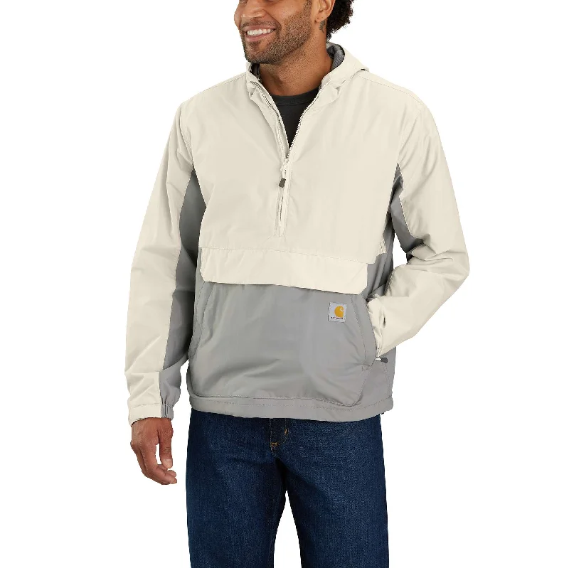 Men coats with a zip - out lining for easy cleaning and versatilityRain Defender® Loose Fit Lightweight Packable Anorak