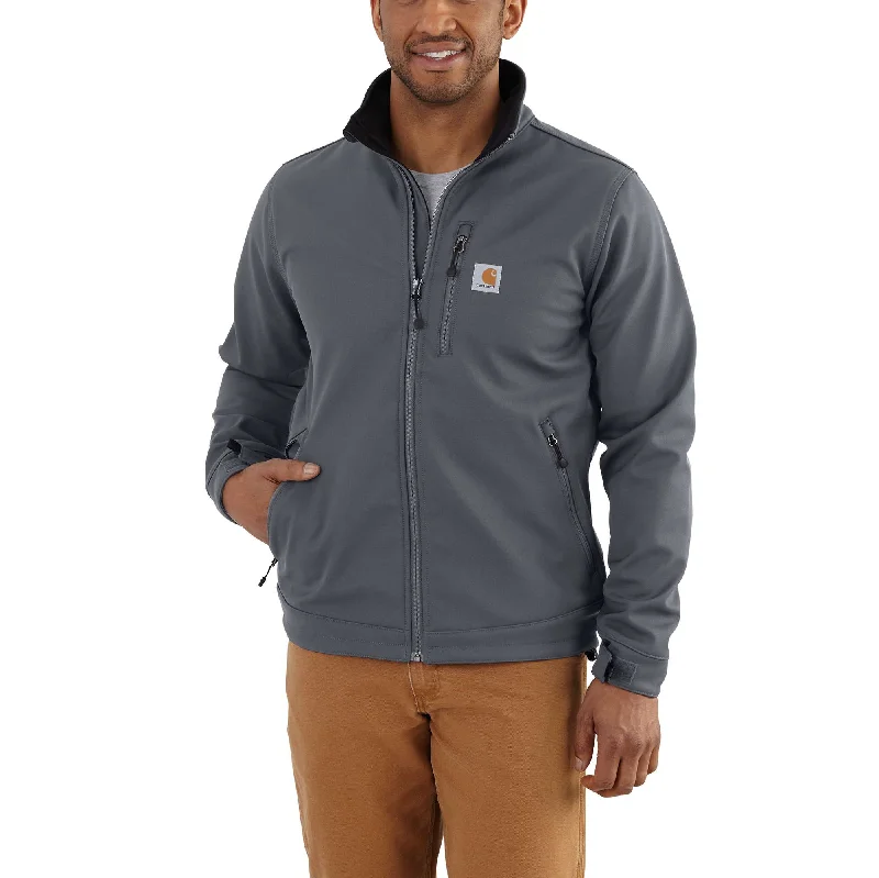 Men coats with a zip - out lining for easy cleaning and versatilityRain Defender® Relaxed Fit Heavyweight Softshell Jacket