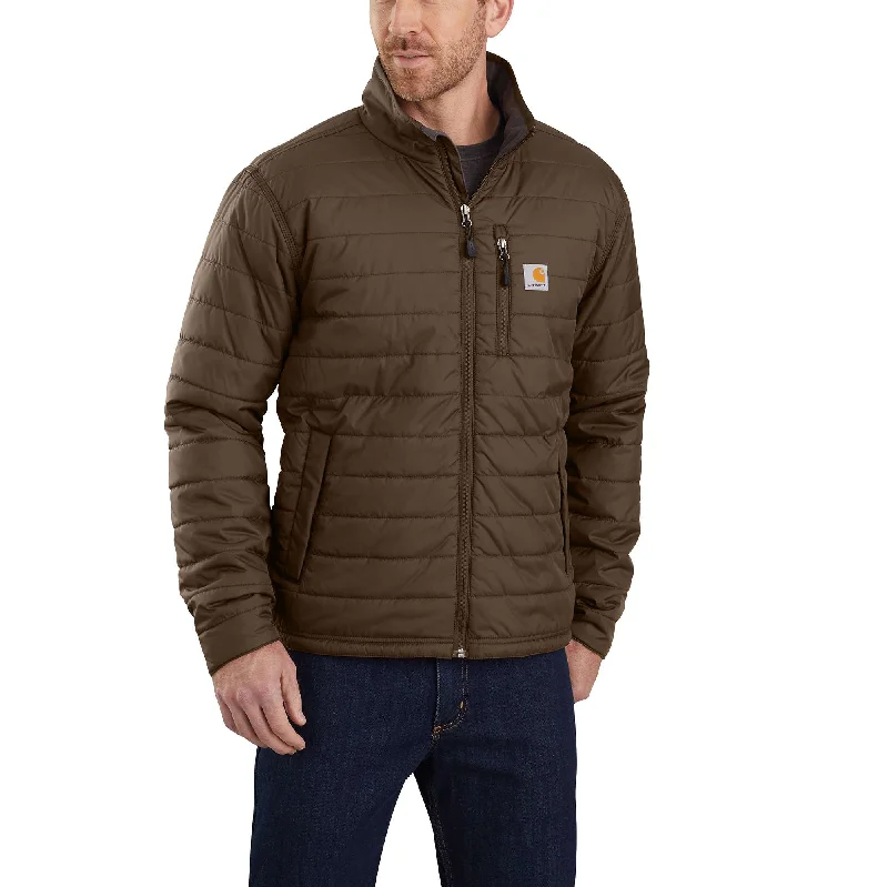 Men coats with a drawstring waist for a customizable fitRain Defender® Relaxed Fit Lightweight Insulated Jacket - 1 Warm Rating Men coats with a drawstring waist for a customizable fitRain Defender® Relaxed Fit Lightweight Insulated Jacket - 1 Warm Rating