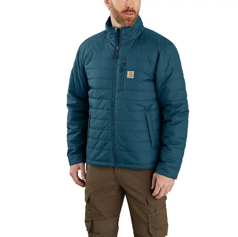 Men coats with a water - resistant finish for light rain and splashesRain Defender® Relaxed Fit Lightweight Insulated Jacket