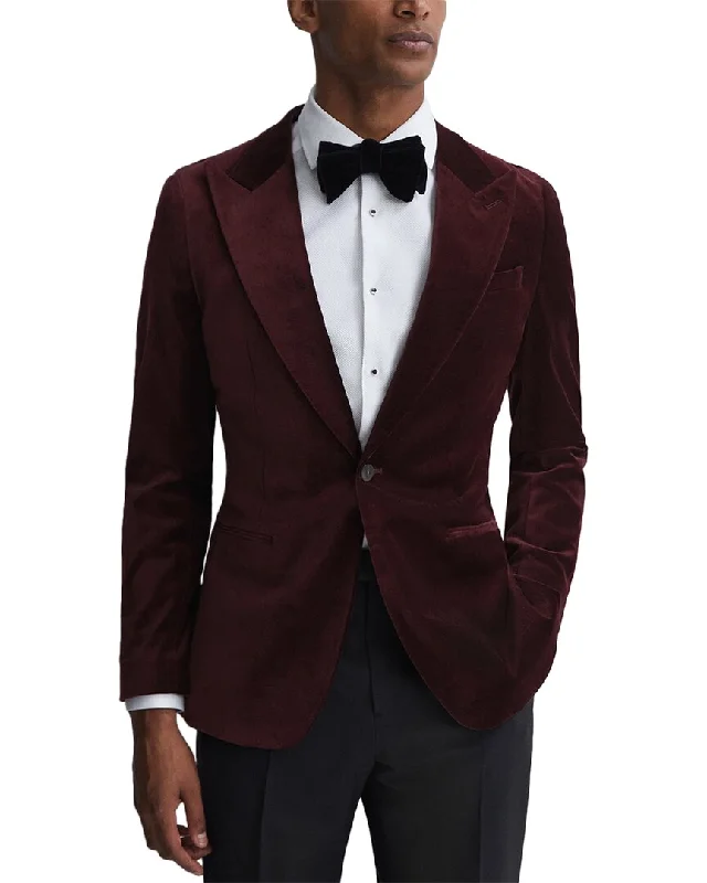 Men coats with a drawstring waist for a customizable fitReiss Apsara Blazer