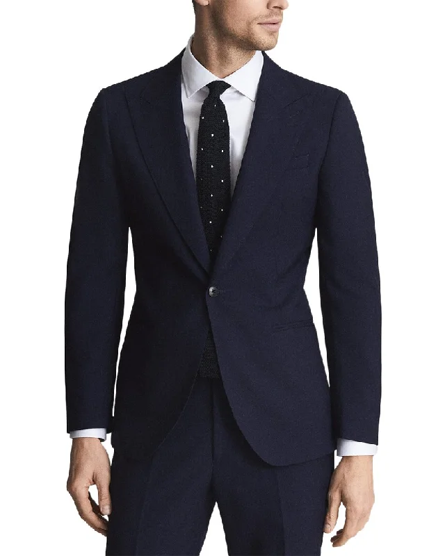 Men coats with a quilted pattern for added texture and warmthReiss Bold Wool Blazer