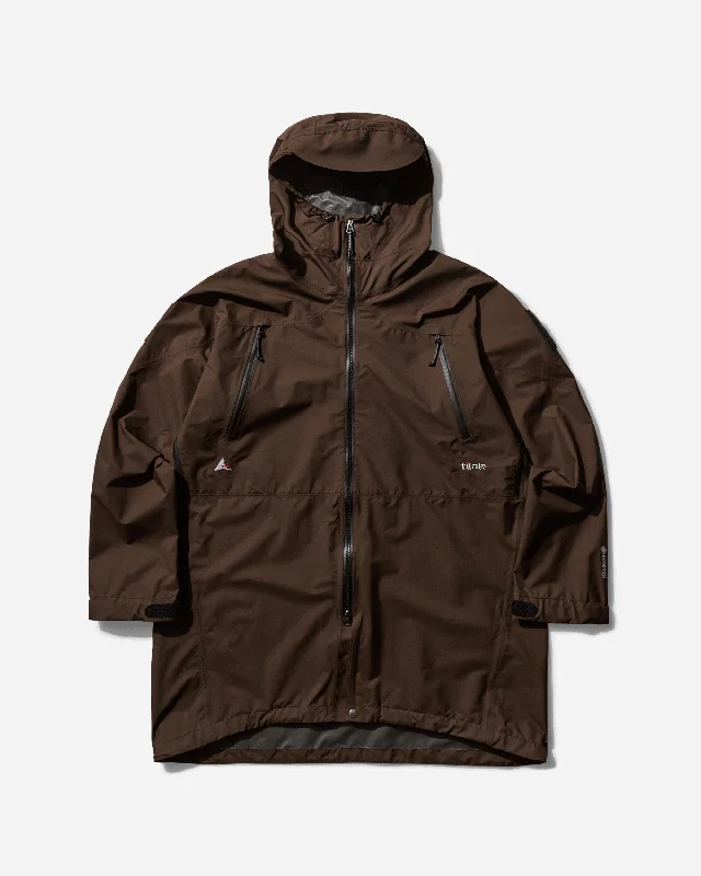 Men coats with a water - resistant finish for light rain and splashesMen's Tilak Stinger Parka Demitasse