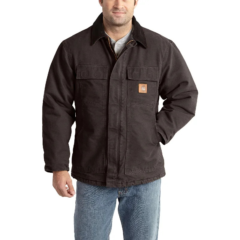 Men coats made from recycled materials for an eco - friendly choiceSandstone Traditional Coat / Arctic Quilt Lined Men coats made from recycled materials for an eco - friendly choiceSandstone Traditional Coat / Arctic Quilt Lined