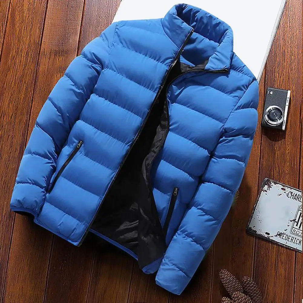 Men's waterproof snow jacket for heavy snowfallStand Collar Thick Jacket Winter Men's Padded Coat Thick Windproof Warm Men's waterproof snow jacket for heavy snowfallStand Collar Thick Jacket Winter Men's Padded Coat Thick Windproof Warm