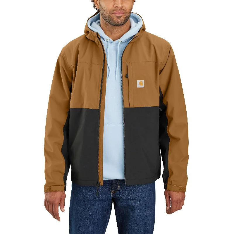 Men coats with a hooded design for added protection against the elementsStorm Defender® Relaxed Fit Lightweight Packable Jacket