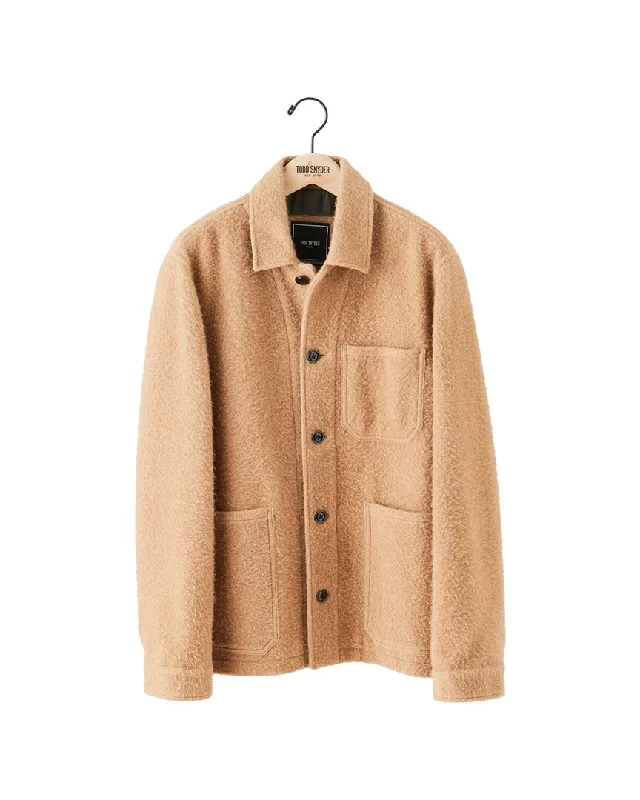 Men coats with a contrasting trim for a fashion - forward aestheticTodd Snyder Wool Jacket