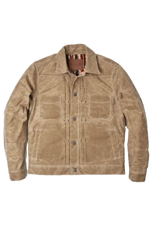 WAXED RIDERS JACKET - TOBACCO/BROWN