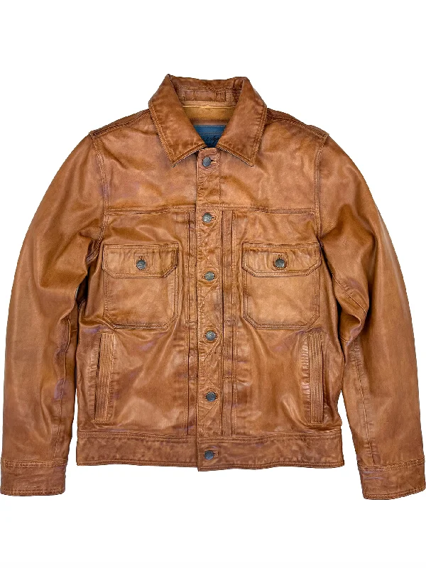 Men leather windbreakers with a lightweight leather construction for a breezy feelWinslow Leather Jacket 4160 Men leather windbreakers with a lightweight leather construction for a breezy feelWinslow Leather Jacket 4160