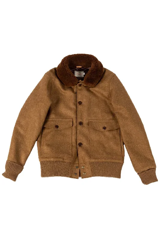 WINSTON JACKET Dark Tan/Mahogany Mouton