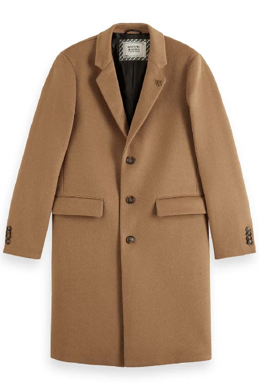 WOOL CLASSIC OVERCOAT Camel