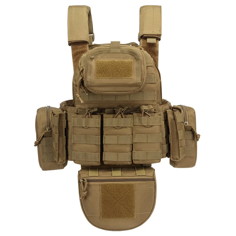 Sleeveless men waistcoats with a high - cut armhole for ease of movementAssault X Pro Quick Release Tactical Vest Sleeveless men waistcoats with a high - cut armhole for ease of movementAssault X Pro Quick Release Tactical Vest
