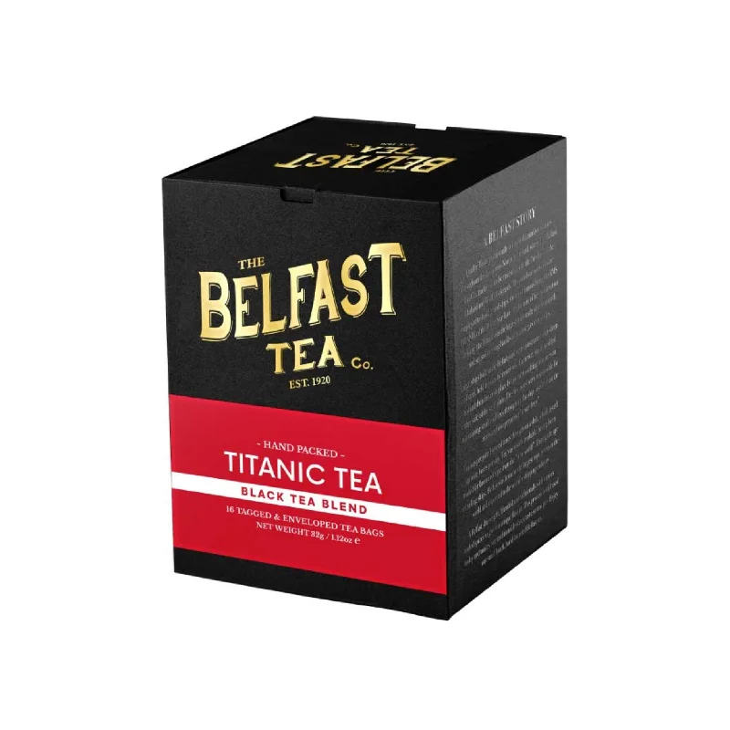 Linen men vest in earthy tones for a summer beach vibeBelfast Tea Co. Titanic Tea