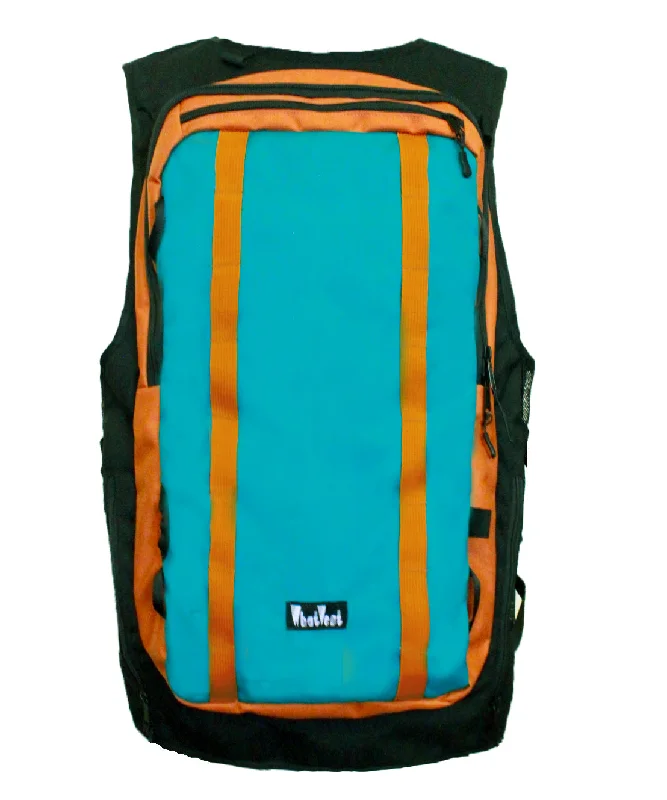 Men vest with a mandarin collar for a sophisticated appearanceFull Send - Teal/Rust/Black Men vest with a mandarin collar for a sophisticated appearanceFull Send - Teal/Rust/Black