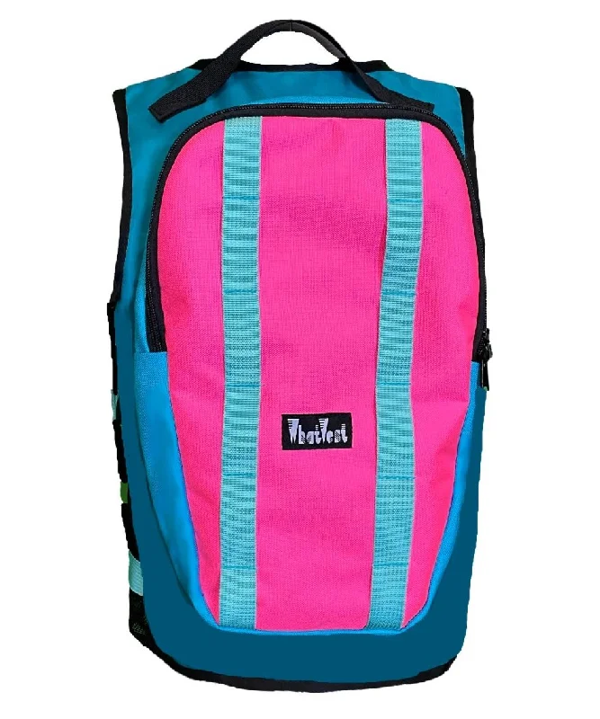 Plus - size men vest with an extended length for a comfortable fitGrom WhatVest - Turquoise/Hot Pink Plus - size men vest with an extended length for a comfortable fitGrom WhatVest - Turquoise/Hot Pink