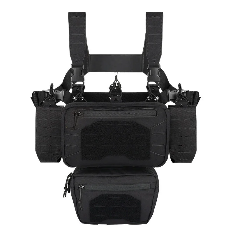 Men waistcoats with a removable lining for added versatilityRapid Assault Tactical Molle Chest Rig Men waistcoats with a removable lining for added versatilityRapid Assault Tactical Molle Chest Rig