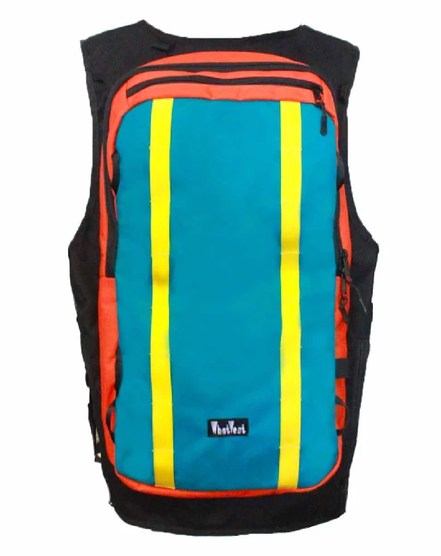 Performance - driven men vest with moisture - wicking properties for workoutsFull Send - Black/Teal/Orange/Yellow Performance - driven men vest with moisture - wicking properties for workoutsFull Send - Black/Teal/Orange/Yellow